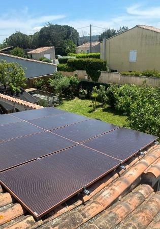 Pose de panneaux colorés pour les zones classées bâtiments de France à Homps