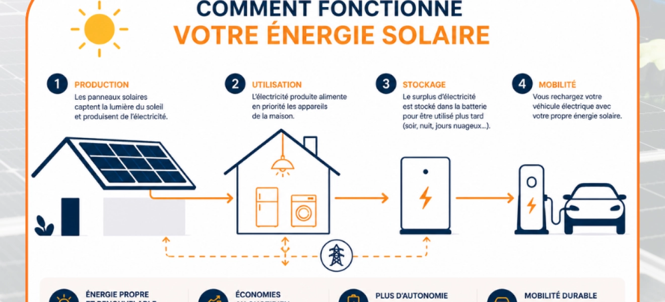Comment fonctionne votre énergie solaire ?