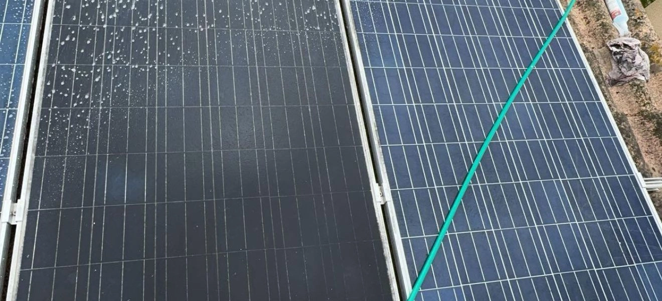 Nettoyage de panneaux photovoltaïques par Vilma Solaire