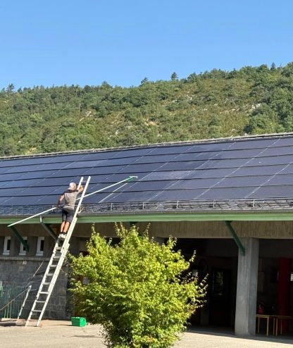 Nettoyage de panneaux photovoltaïques
